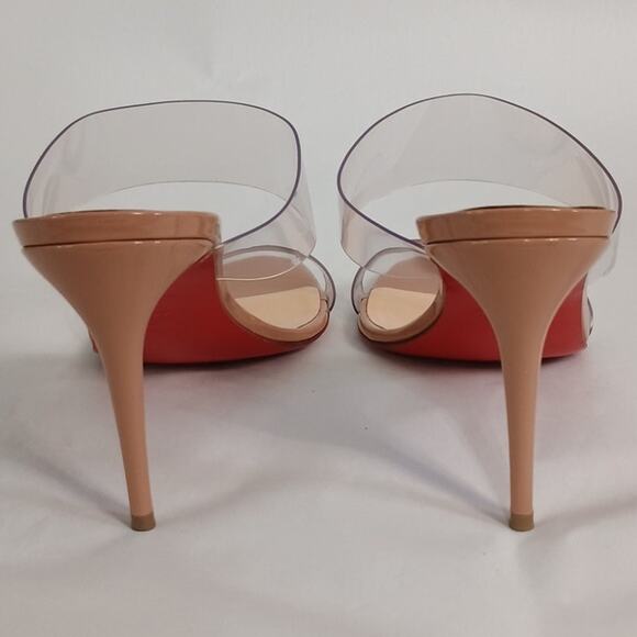 Christian Louboutin Just Nothing Blush Slide Sandals Size 39 (US 9) Pre‑Owned - Picture 8 of 16